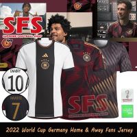 shot goods 【SFS】 Top Quality 2022 WC Germany Jersey Loose Fans Version S-4XL Home Away Football Soccer Jersey T-shirt Goalkeeper Sports Jerseys