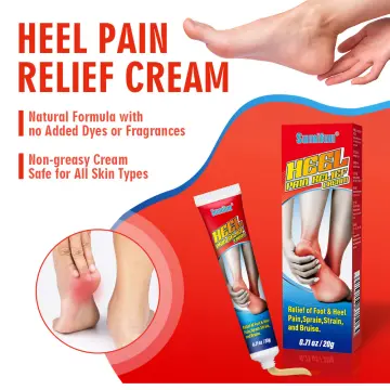 A Woman Rubs a Healing Balm Cream for the Treatment of Thorns and  Osteophytes, a Spot Spur in the Heel, Removal of Inflammation Stock Image -  Image of copy, orthopedist: 134437743