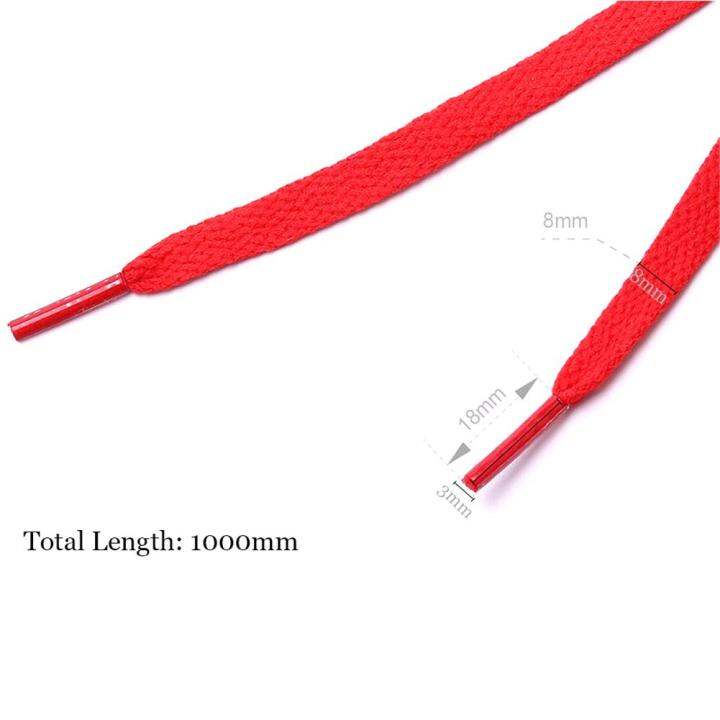 1คู่-shoelaces-สีดำสีขาว-laces-รองเท้าผ้าใบ-shoestring-ไม่มีความยืดหยุ่นแบนเชือกผูกรองเท้าผู้หญิง-lacet-รองเท้า-laces-อุปกรณ์เสริม