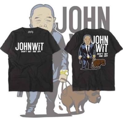 👕เสื้อยืดลาย John Wit tshirt ( จอห์นวิต ) ลายล้อเลียนการเมือง #สินค้าพร้อมส่ง ค่าส่งถูกคลาสสิค ดูดี เป็นที่นิยม