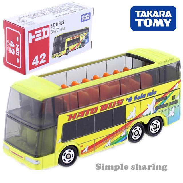 takara-tomy-tomica-taxi-bus-series-tram-london-school-bus-kids-toys-gift-long-distance-passenger-coach-model-kit