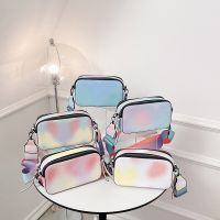 Fashion Small Camera Crossbody Bags for Women Desigenr Luxury Purses and Handbags Rainbow Sling Hand Messenger Bag 2023 Summer