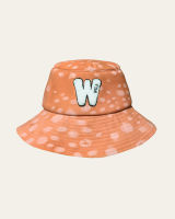 Wila-Deerest Hat หมวกบัคเก็ตพิมพ์ลายหนังกวาง แต่งWila logo ลูกฟูก