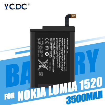 BV-4BWแบตเตอรี่สำหรับNokia Lumia 1520 MARS Phablet RM-937 Lithium-Ion Polymerแบตเตอรี่...