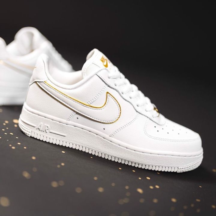 Giày Af1 Trắng Vệt Gold, Giày Nike Air Force 1 Gold Of White Đơn Giản Phối  Đồ Nam Nữ Siêu Sang Hot Trend 2022 Full Box Tặng Dây | Lazada.Vn