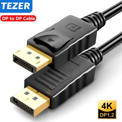 Displayport Cable 4K DP 144Hz Video Audio Cable Display Port Adapter for Xiaomi TV Box Laptop Video Game DP Cable Display Port Cables Converters