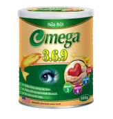Sữa bột Omega 369 Giúp Bổ Não, Tăng Cường Trí Nhớ, Sáng Mắt, Khỏe Tim Mạch-hộp 400g