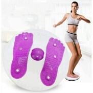 Đĩa xoay eo tập thể dục giảm cân 360 độ kết hợp massage chân cao cấp