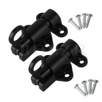 ▧☒☊ BQLZR 2PCS Black Automatic Self Closing Latch Bolt Lock with Screw for Cabinet