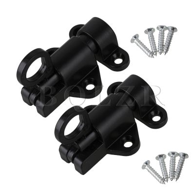 【LZ】 BQLZR 2PCS Black Automatic Self Closing Latch Bolt Lock with Screw for Cabinet