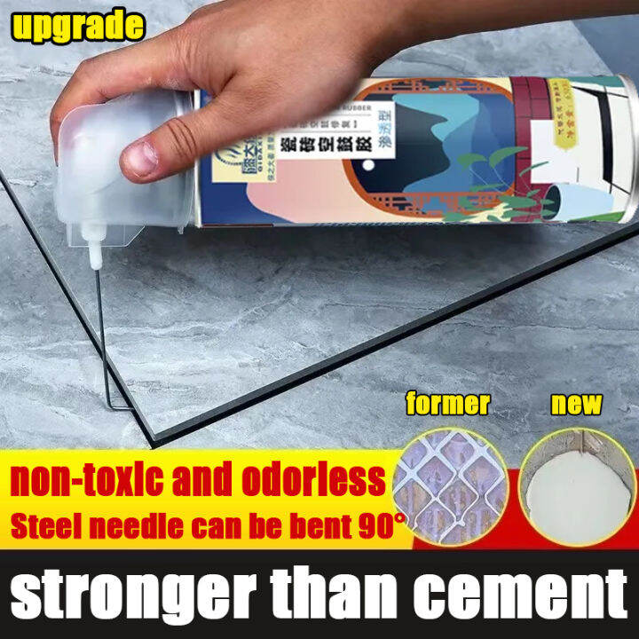 ♞650ml tile adhesive cement Repair for Floor Fast Bonding Prevent