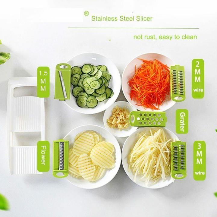 ชุดอุปกรณ์หั่นผักผลไม้-เครื่องหั่นผักผลไม้-เครื่องสไลด์ผักผลไม้-ชุดสไลซ์ผักผลไม้-kitchenmarks-nicer-dicer-plus