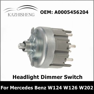 A0005456204 Headlight Dimmer Switch 0005456204 Fit For Mercedes Benz W124 W126 W202 Aluminum Headlight Switch Auto Parts