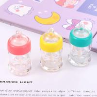 YMBUSD168 พลาสติก DIY คอนเทนเนอร์เครื่องสำอาง 7ml หลอดลิปกลอสเปล่า ขวดรีฟิล รูปร่างขวดนม ขวดลิปกลอส