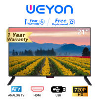 (NEW) WEYON 32 นิ้วโทรทัศน์ระบบดิจิตอลบางเฉียบ LED Player USB full HD 32 TV Flat TV  Digital Televisionทีวีอนาล็อก 19/21 นิ้ว