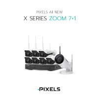 [Free ฮาร์ดดิสก์ HDD 2 TB] PIXELS ALL NEW X SERIES ZOOM 7+1 กล้องวงจรปิดไร้สาย หมุนได้ 180° ซูมไกล 4 เท่า พูดโต้ตอบฟังเสียง ความละเอียดคมชัด 3 ล้านพิกเซล