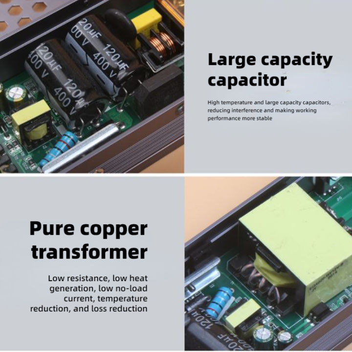 mzddc-12v-24v-หม้อแปลงขั้วไฟแบล็คไดมอนด์ตัวแปลงสวิทชิ่งเพาเวอร์ซัพพลายเป็น12v24v-บางเฉียบ60w100w200w300w400ลิเนียร์ทรานสฟอร์มเมอร์