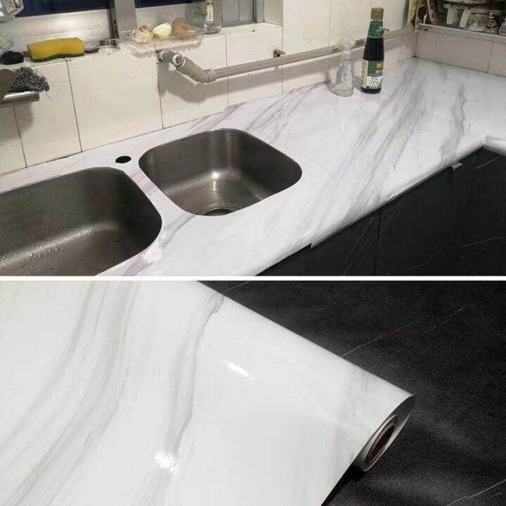 5M*60CM/ROLL Selfadhesive Kitchen Wallpaper Waterproof Wall Sticker