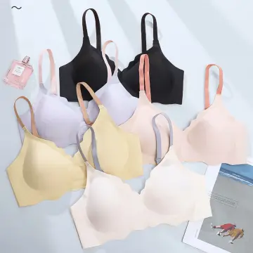 Women Silk Satin Bra Lingerie Bralette Wireless Underwear Seamless