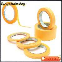 SYRUPSHADDOCKING 1ชิ้น50เมตรม้วนงานฝีมือ DIY จิตรกรเทปสีเหลืองตกแต่งสติกเกอร์ติดรถยนต์