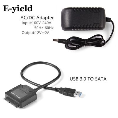 Chaunceybi Sata Cable USB 3.0 to Converter 2.5 3.5 inch Super Speed Hard Disk Drive for HDD
