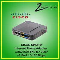 Cisco SPA122 - Internet Phone Adapter with 2 Ports FXS for VoIP + 2-Port 10/100 Mbps (for SPA2102)