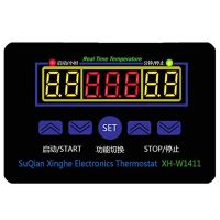 W1411 AC 110V 220V DC 12V 10A LED Digital Temperature Controller Smart Thermostat DC 12V Thermometer control switch W88