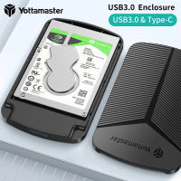 Yottamaster 2.5นิ้ว HDD Enclosure SATA กับ USB 3.0อะแดปเตอร์ฮาร์ดดิสก์กรณี6Gbps UASP ฮาร์ดไดรฟ์ Enclosure สำหรับ Windows Mac Linux