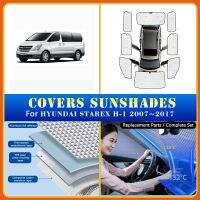 ผ้าม่านบังแดดรถยนต์สำหรับ Hyundai Starex H-1 2007-2017ที่บังแดดร่มกันแดดดวงอาทิตย์กันแดดครอบหน้าต่างฤดูร้อน