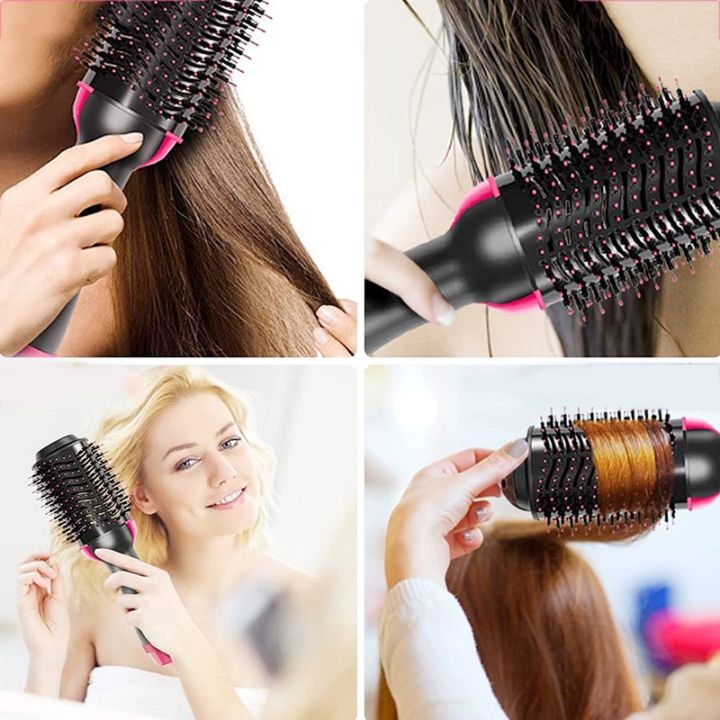 smilewil-พร้อมจัดส่ง-หวีไดร์-แปรงไดร์-ไดร์ตรง-เป่าแห้ง-ทำวอลลุ่ม-one-step-hair-dryer-and-styler-4in1