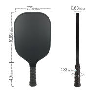 Pickleball Paddle ขายร้อน Full Carbon Fiber Paddle Ergonomic Grip Edge Guard