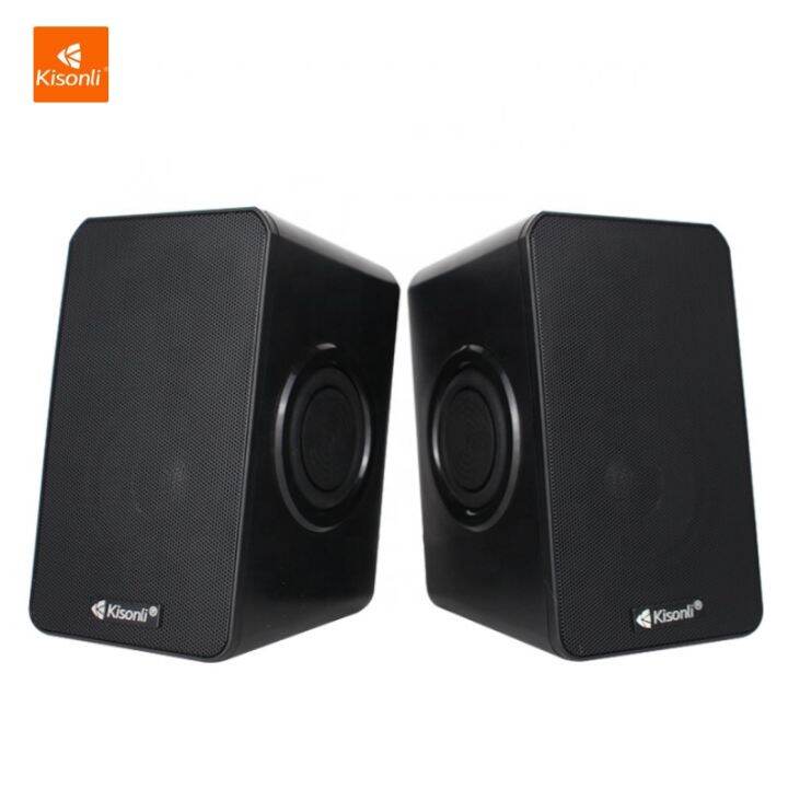 Speaker Gaming Kisonli T013 Stereo Komputer/Laptop Gaming Bass Speaker