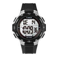 Timex TW5M41200 Lifestyle Digital นาฬิกาข้อมือผู้ชาย สายเรซิ่น สีเทา