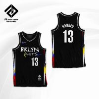 JAMES HARDEN BROOKLYN NETS FULL SUBLIMATED JERSEY