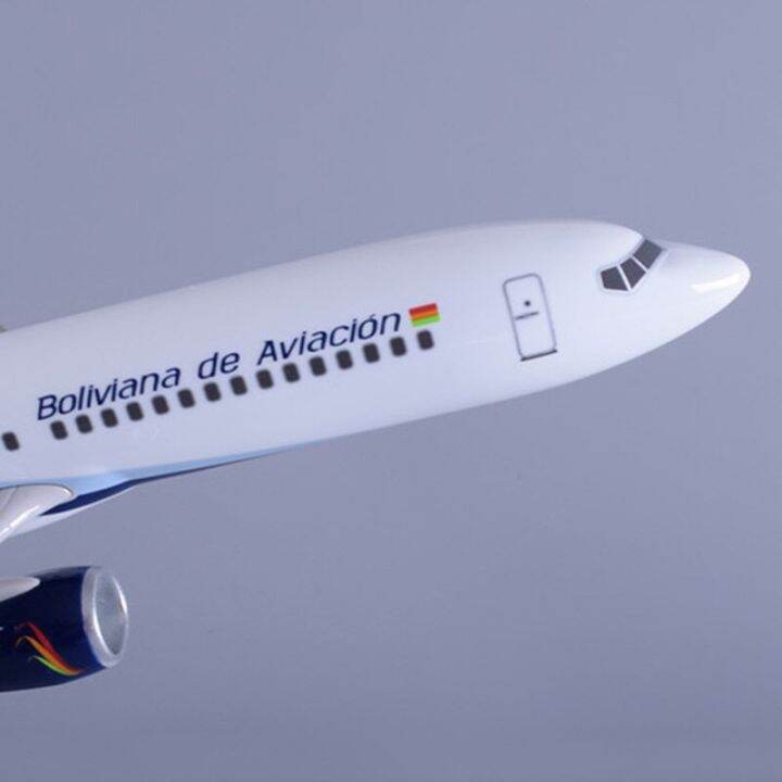 40cm-1-172-scale-boeing-737-b737-boa-bolivia-airlines-airplane-aviation-model-with-base-alloy-aircraft-plane-collectible-toy