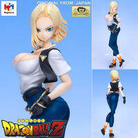 Model โมเดล งานแท้ 100% แมวทอง Megahouse จากการ์ตูนเรื่อง Dragon Ball Gals Z ดราก้อนบอล แซด Android 18 มนุษย์จักรกล หมายเลข 18 Ver Original from Japan