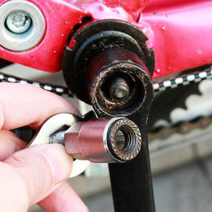 pexels-จักรยาน-bicyle-ข้อเหวี่ยงถอดวงเล็บด้านล่างชุดซ่อมแซมอุปกรณ์กำจัดใช้ในการลบแขนข้อเหวี่ยงชนิดสี่เหลี่ยม