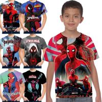 (In Stock)  Tee Spiderman Shirt for Kids Tshirt Boys