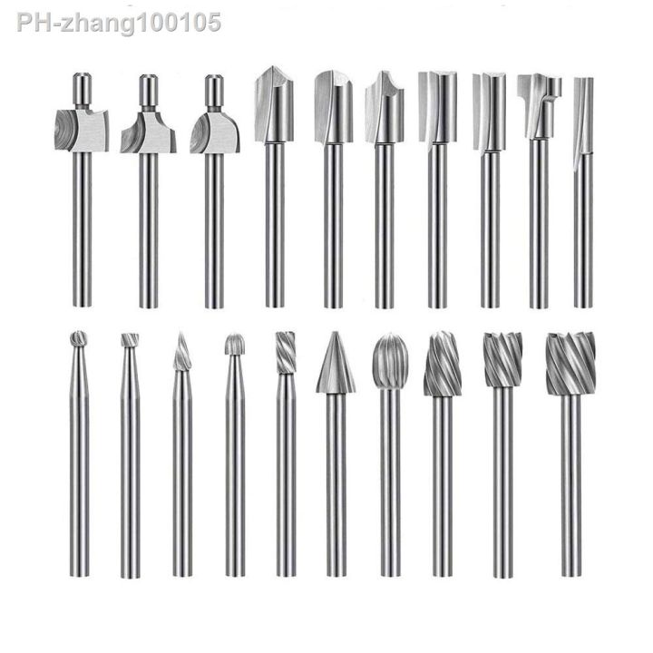 binoax-10-20pcs-router-carbide-engraving-bits-wood-router-bit-rotary-tools-accessories-woodworking-carving-carved-knife-cutter