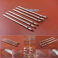 6pcs Leather Craft Sewing Stitching Automatic Lock Speedy Stitcher Awl Diamond Point Needles Tool Set - Edger Creaser Chisel