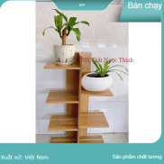 Kệ Gỗ Trang Trí Chậu Hoa, Cây Cảnh, Sách Vở 5 Tầng Sang Trọng