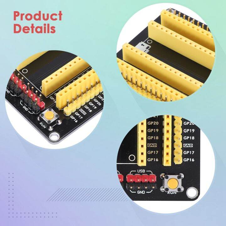 for-raspberry-pi-pico-gpio-breakout-extender-diy-expansion-board-no-need-to-solder-external-sensor-modules