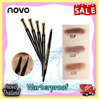 Novo Master Eyebrow Duo Shaper ดินสอเขียนคิ้วสองหัว เนื้อฝุ่นและเนื้อดินสอ 1*ชิ้น รหัสสินค้า 85043