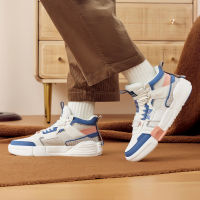 Hongxing Erke 【 Unique Series 】 Skateboard Shoes Mens High-Top All-Matching Fashion Casual Shoes Sneakers Men