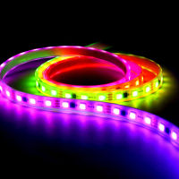 WS2811 Led Strip Individually Addressable DC12V Dual Update Smart RGB LED Strip Pixel Light 1 IC Control 3 leds