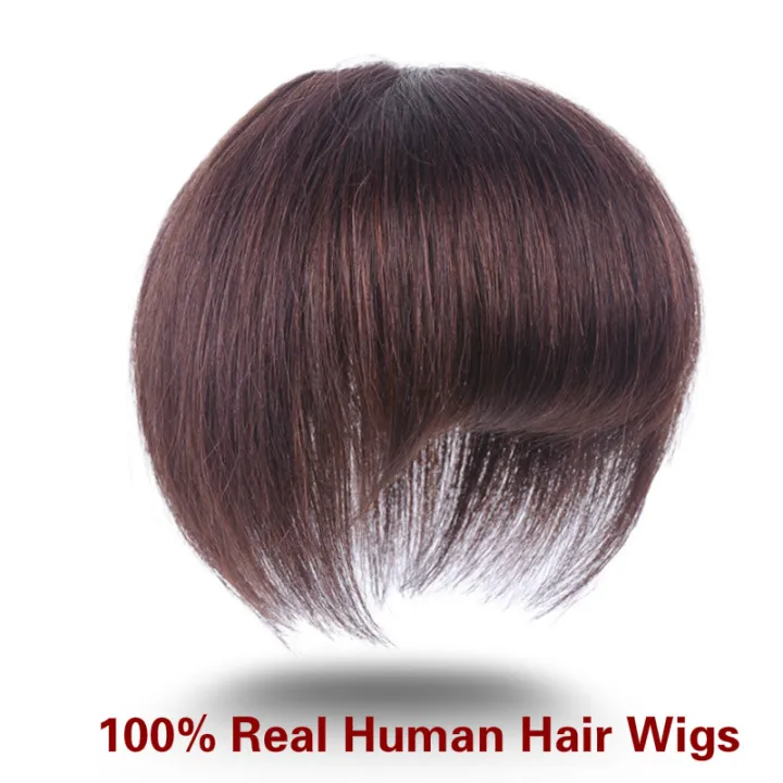 real human hair toppers with bangs