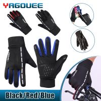 【CW】 Cycling Gloves Sport Anti-Slip Windproof Touchscreen with Reflective Tape