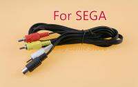 10Pcs เปลี่ยน1.8M Nickle Plated สเตอริโอ AV Leads Audio Video สาย RCA สายคอมโพสิตสำหรับ Sega SS Saturn ระบบคอนโซล