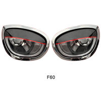 Car Headlight Decoration Sticker Light Eyebrow Modification For MINI COOPER F54 F55 F56 F60 R55 R56 R57 Exterior Decals stickers