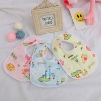 Baby Bibs Waterproof Cartoon Cotton Bib Newborns Bibs Burp Cloth Baby Scarf Bandana Bibs for Kids Boys Girls Baby Stuff Feeding